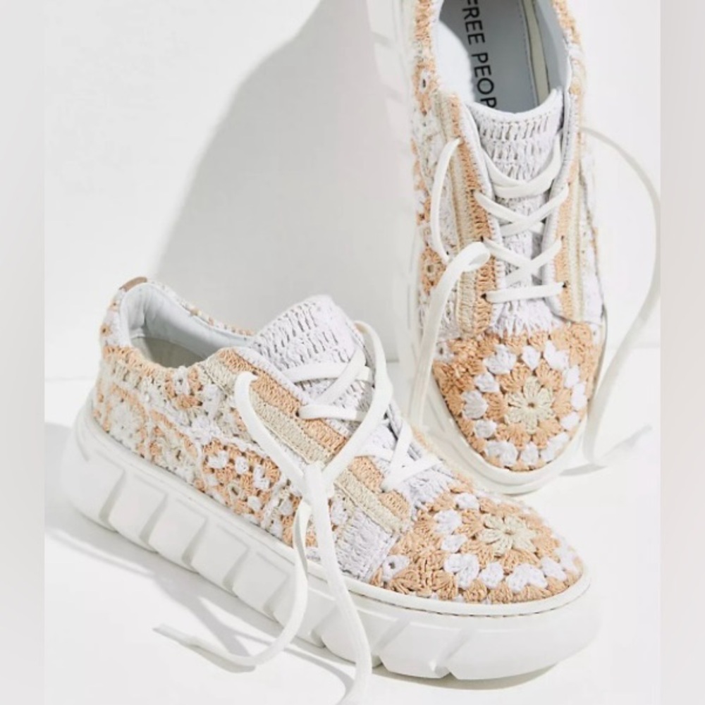 Catch Me If You Can crochet sneakers Free People